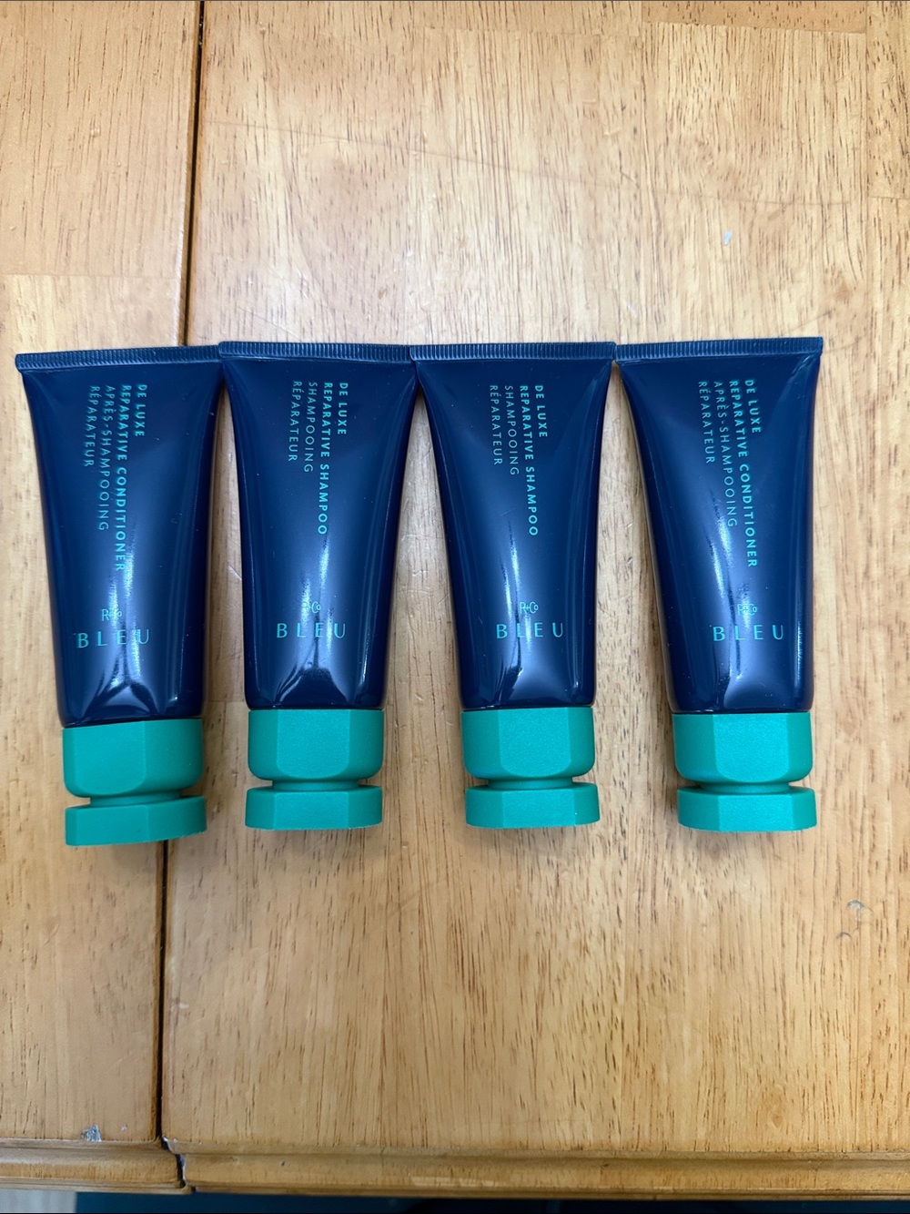 BLEU Deluxe Travel Shampoo & Conditioner Tubes